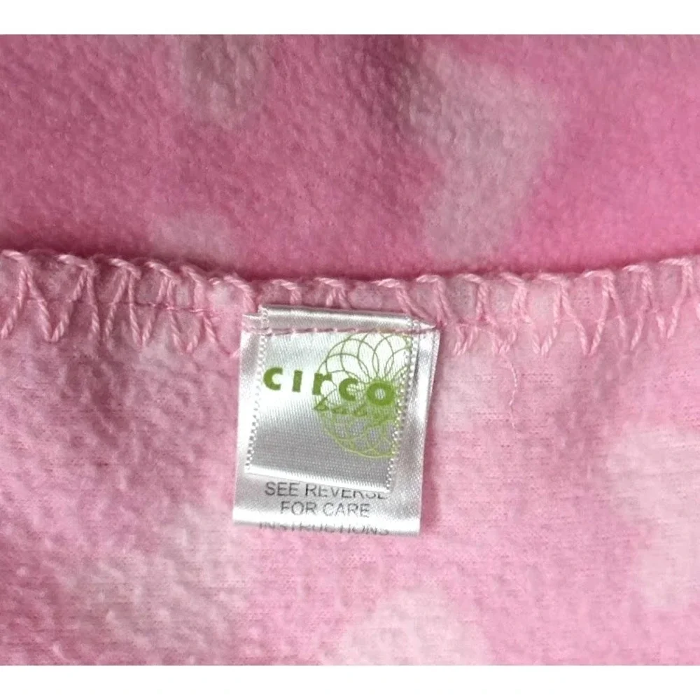 Circo Pink Heart Baby Girl Butterfly Fleece Blanket Lovey Target Soft htf Girl